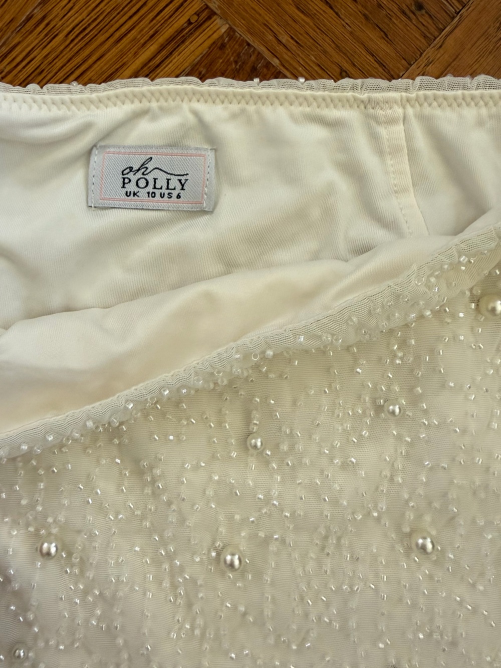 Oh Polly Embellished Crop Top and Skirt Set - Picture 9 of 11